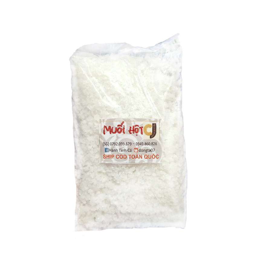Muối hột ấp Artemia hoặc sát trùng chuyên dụng cho hồ cá tôm tép thủy sinh