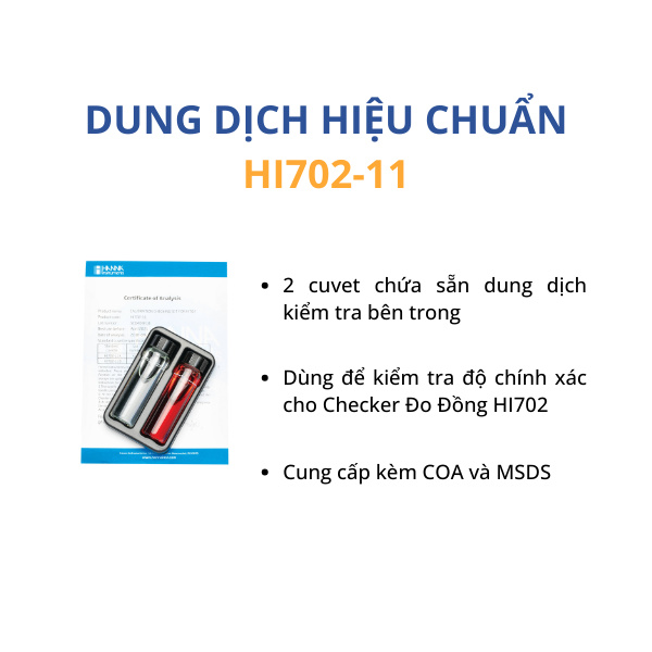 HI702-11 Dung dịch hiệu chuẩn - Ảnh 3