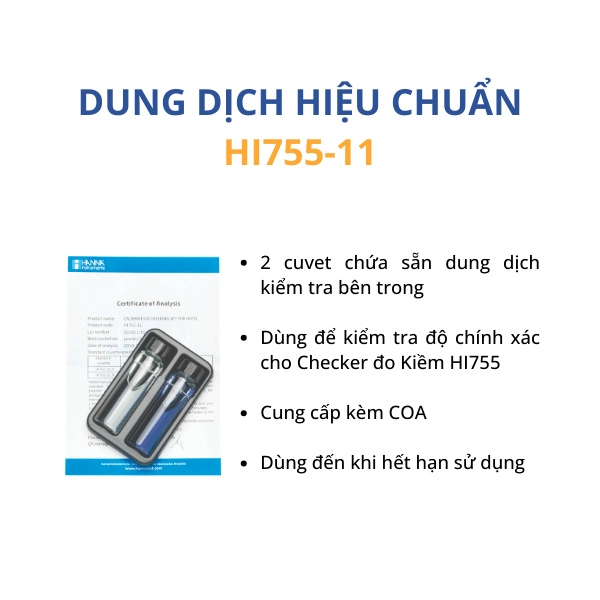 HI755-11 Dung dịch chuẩn kiềm - Ảnh 3