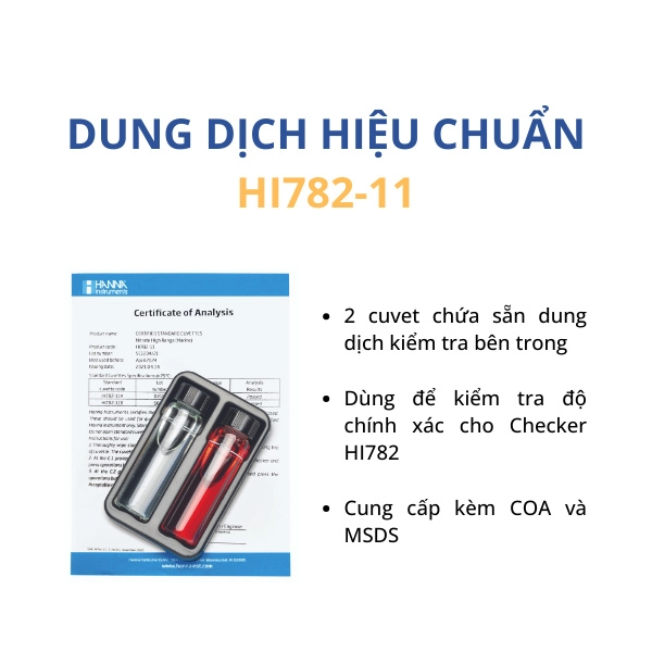 HI782-11 Dung dịch hiệu chuẩn máy đo Nitrate - Ảnh 3