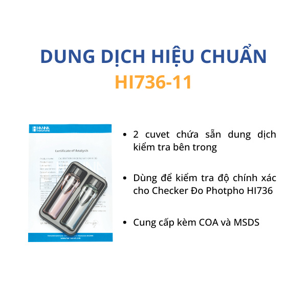 Dung dịch hiệu chuẩn máy đo Photpho HI736 - Ảnh 4