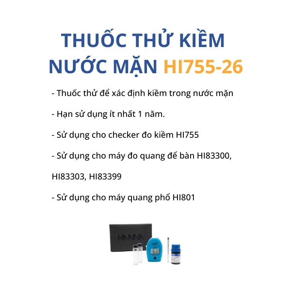 HI755-26 Thuốc thử - Ảnh 5