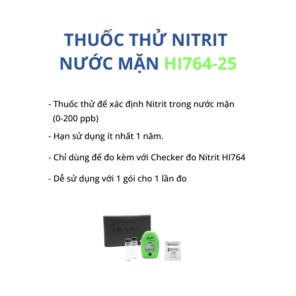 HI764-25 Thuốc thử Nitrit ULR - Ảnh 5