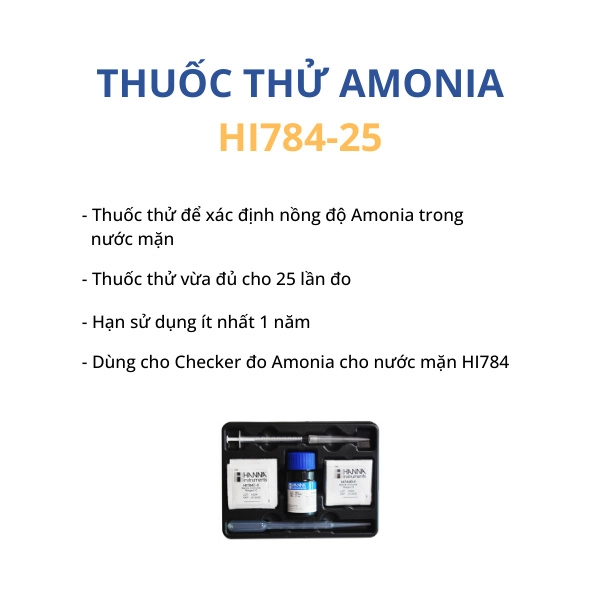HI784-25 Thuốc thử Amonia - Ảnh 5