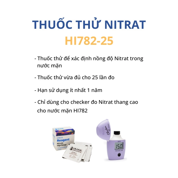 HI782-25 Thuốc thử Nitrate - Ảnh 5