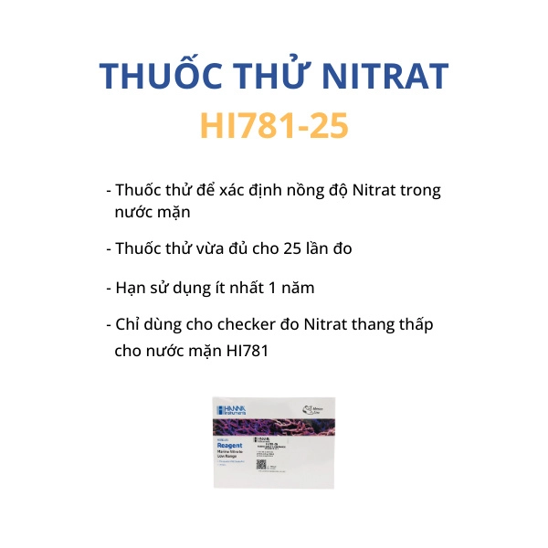 HI781-25 Thuốc thử Nitrate - Ảnh 5