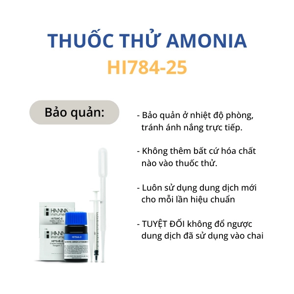 HI784-25 Thuốc thử Amonia - Ảnh 6