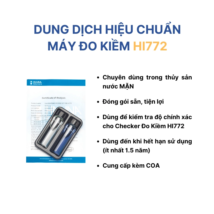Dung dịch hiệu chuẩn HI772-11 - Ảnh 3