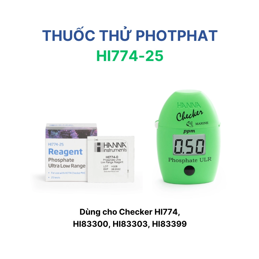 Thuốc Thử Photphat HI774-25 - Ảnh 4
