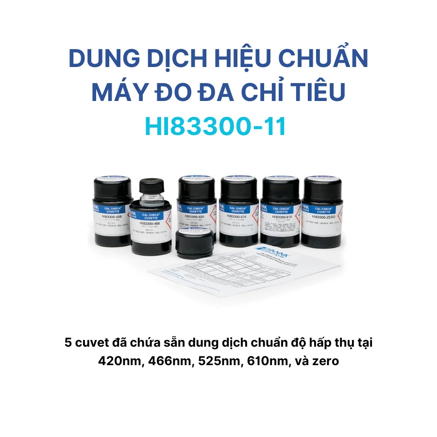 Dung dịch hiệu chuẩn Máy đo đa chỉ tiêu HI83300-11 - Ảnh 4