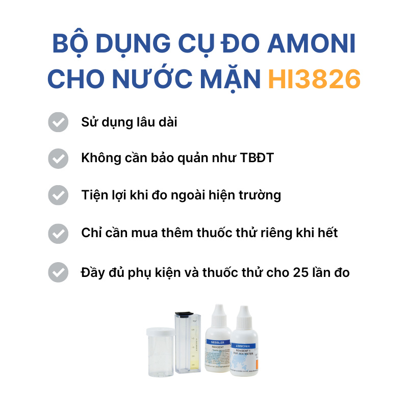Bộ kiểm tra Amonia HANNA HI3826 - Ảnh 5