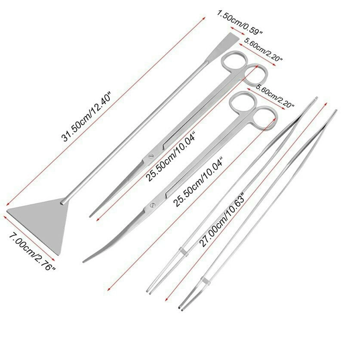 Bộ Dụng Cụ Thuỷ Sinh 5 món - Ảnh 3