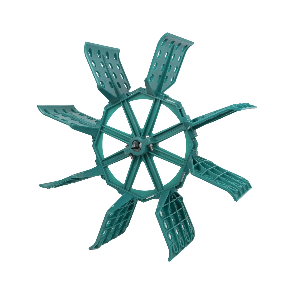 Cánh quạt nuôi tôm – Bộ quạt trục 2TP có tán 304 cánh lá