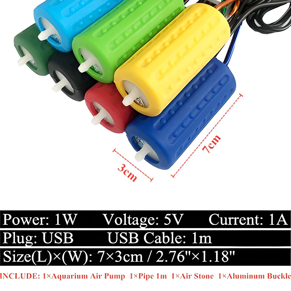 Sủi Oxy USB 6V Mini - Ảnh 5