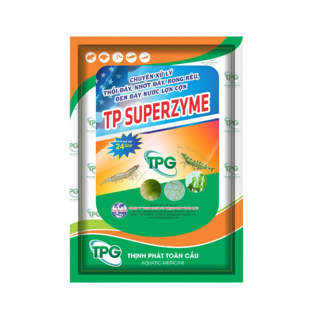 TP-Superzyme - Xử lý thối đáy, đen đáy - Gói 500g