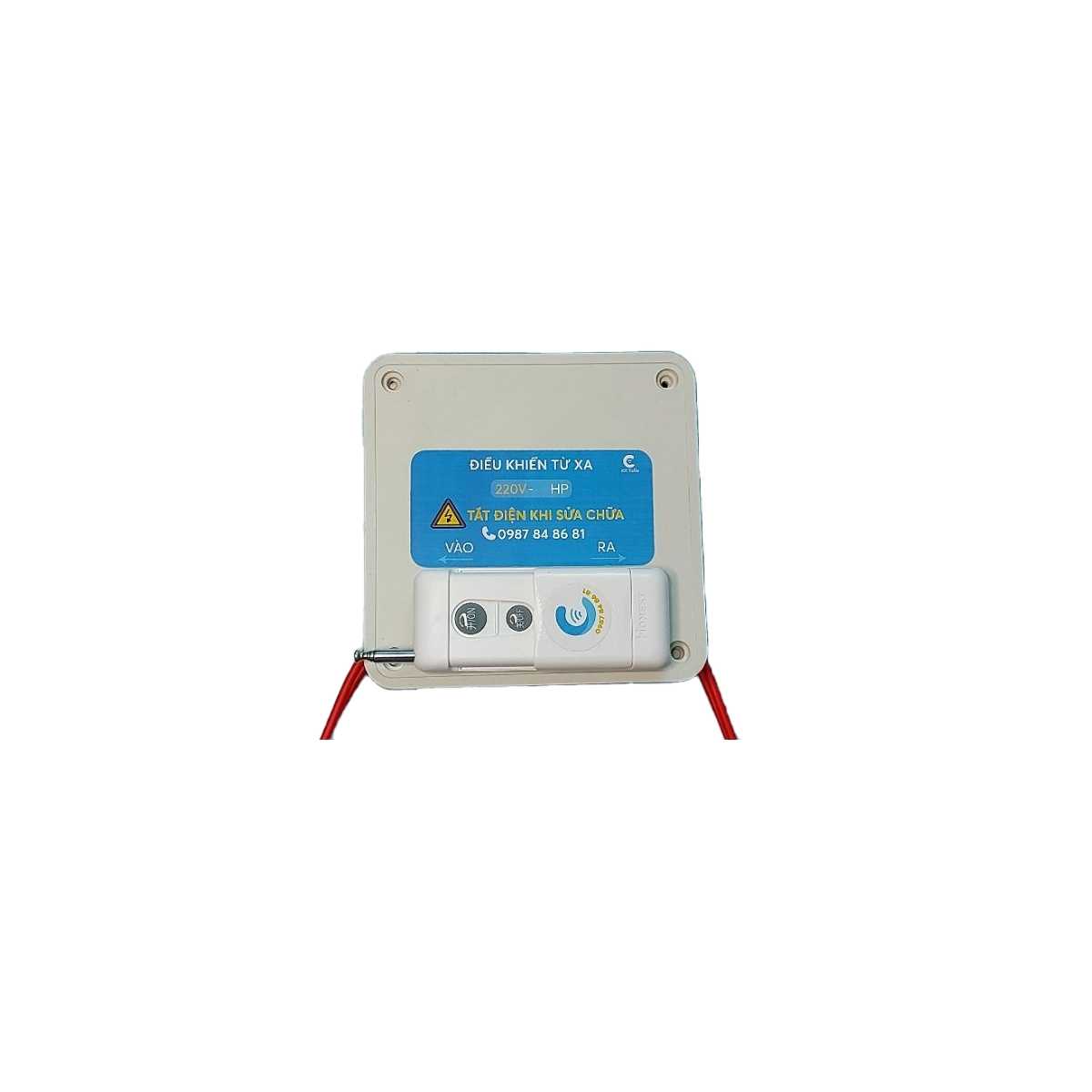 Thiết bị điều khiển từ xa quạt bơm nước công suất lớn 3hp 4hp 1pha khoảng cách thực 500m - Ảnh 2