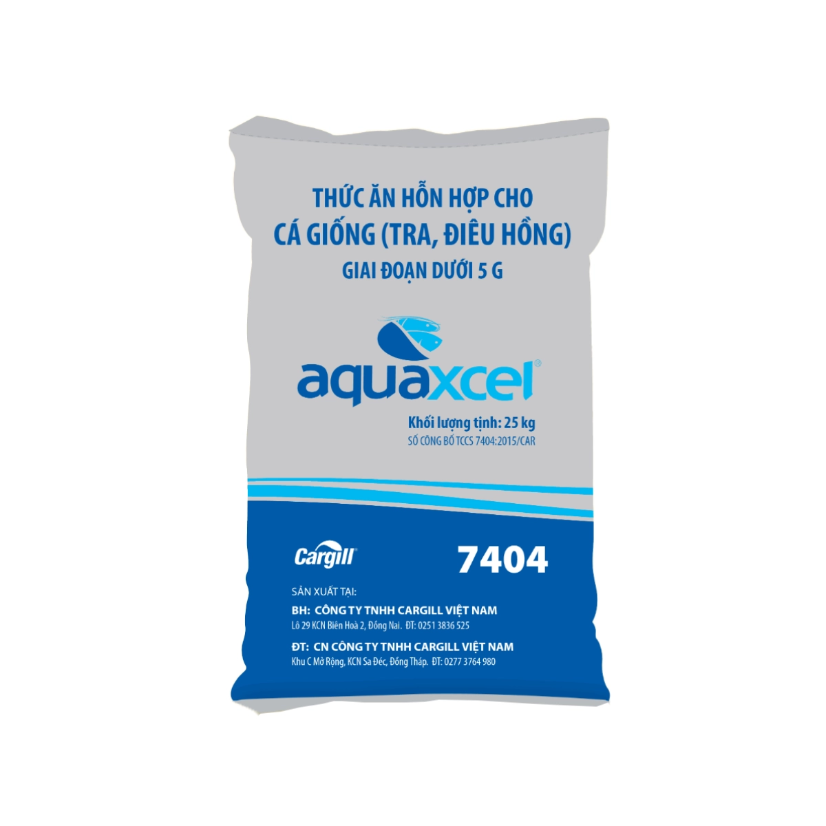 Thức ăn hỗn hợp cho cá giống 7404