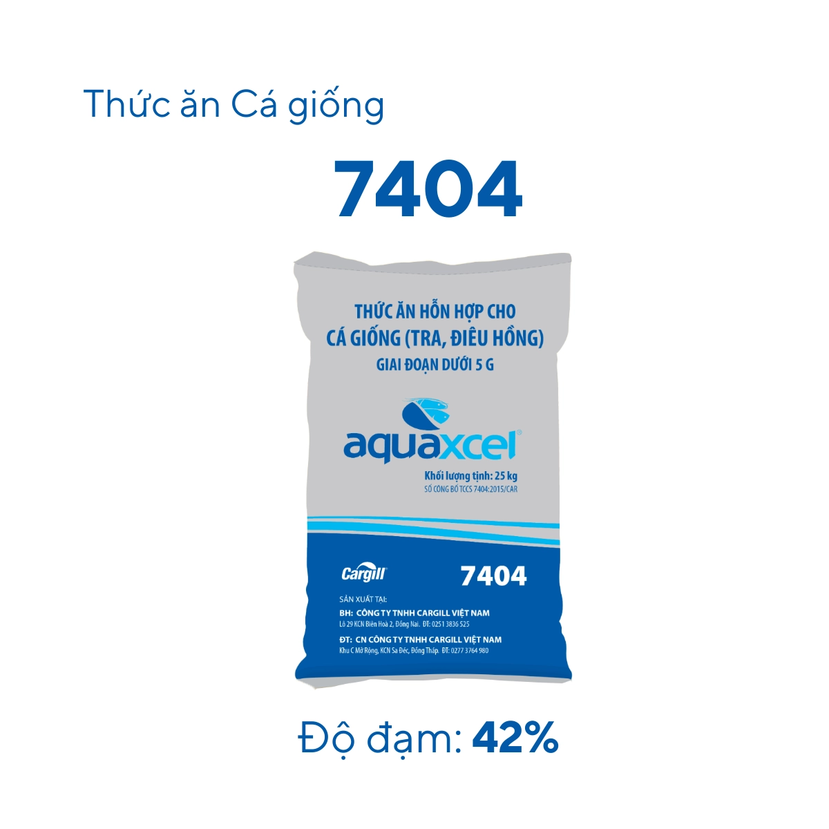 Thức ăn hỗn hợp cho cá giống 7404 - Ảnh 3