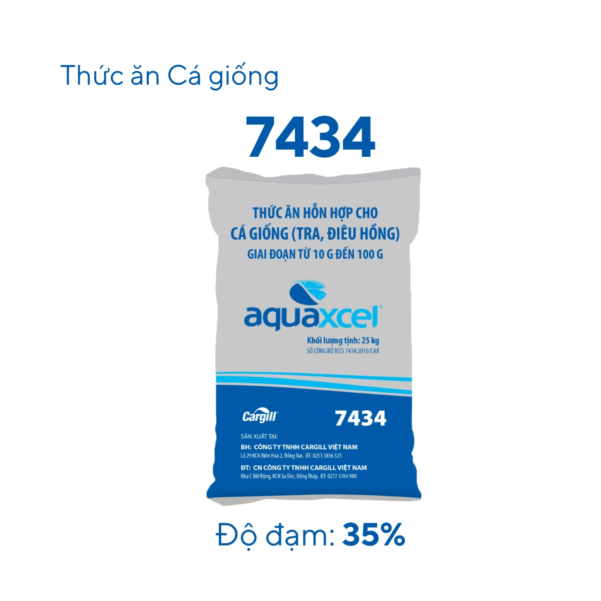 Thức ăn hỗn hợp cho cá giống 7434 - Ảnh 3