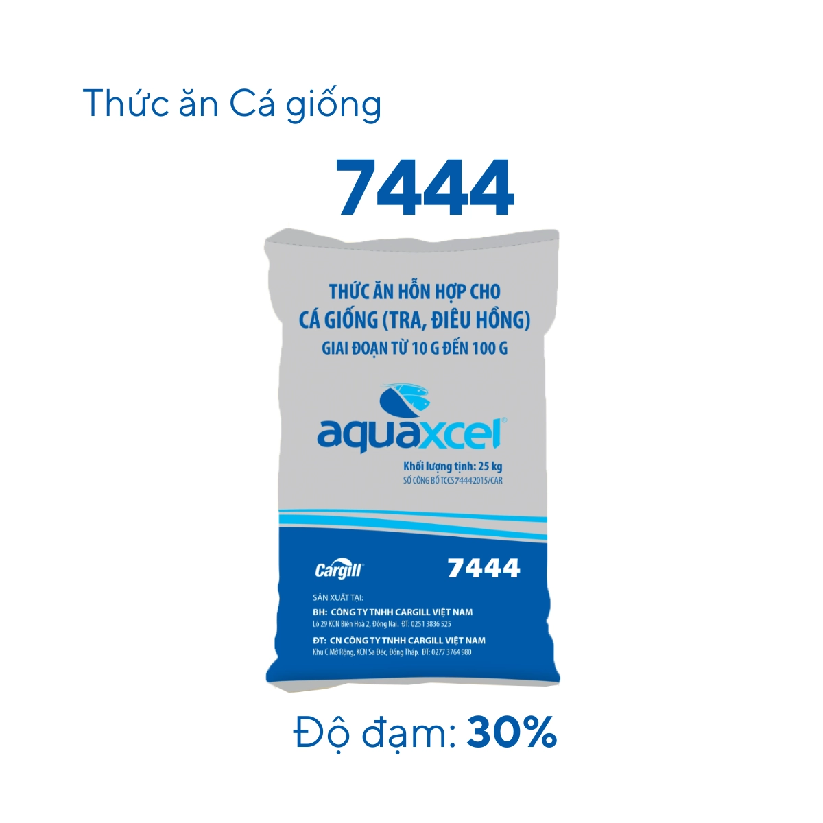 Thức ăn hỗn hợp cho cá giống 7444 - Ảnh 3