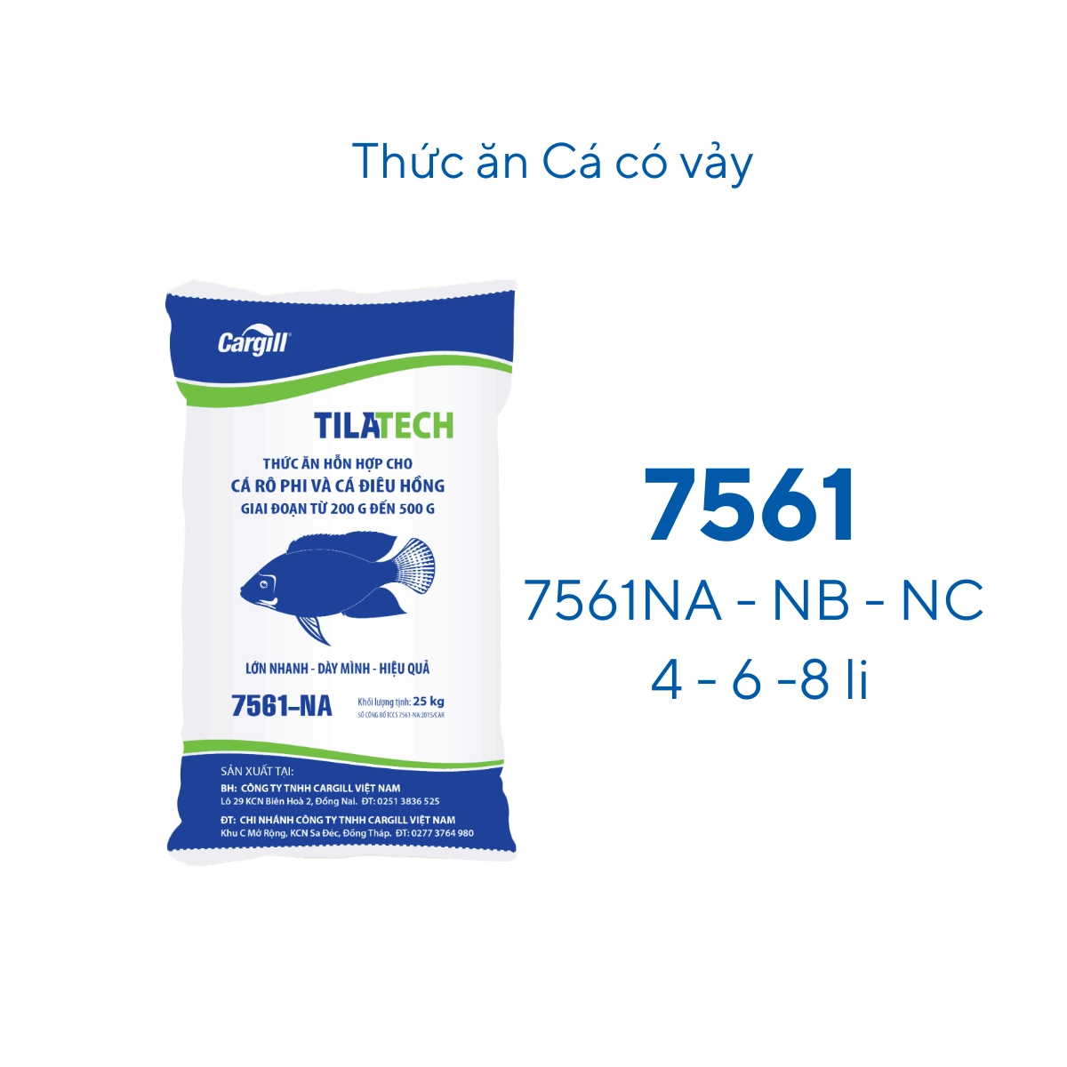 Thức ăn hỗn hợp cho cá có vảy 7561 - Ảnh 4