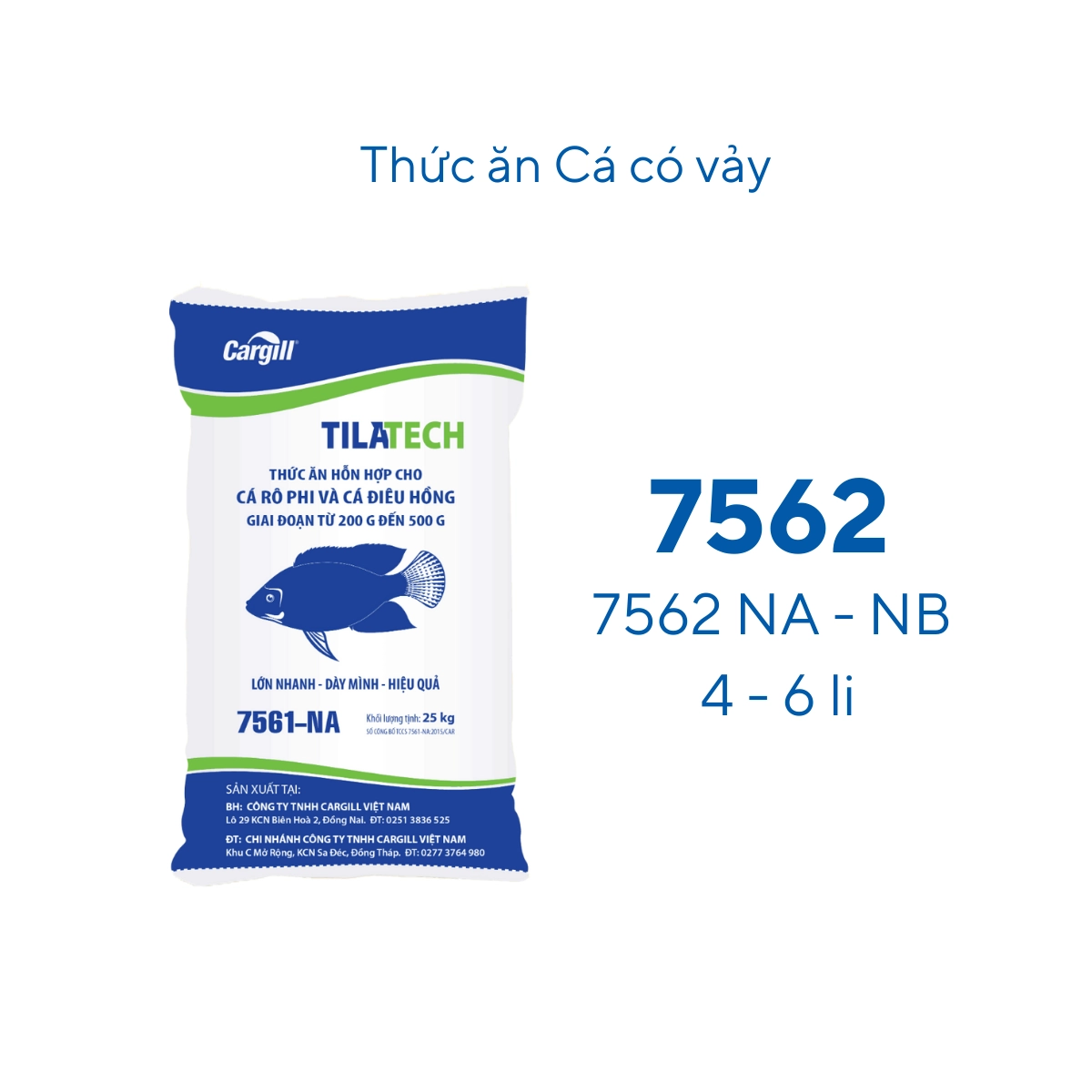 Thức ăn hỗn hợp cho cá có vảy 7562 - Ảnh 5