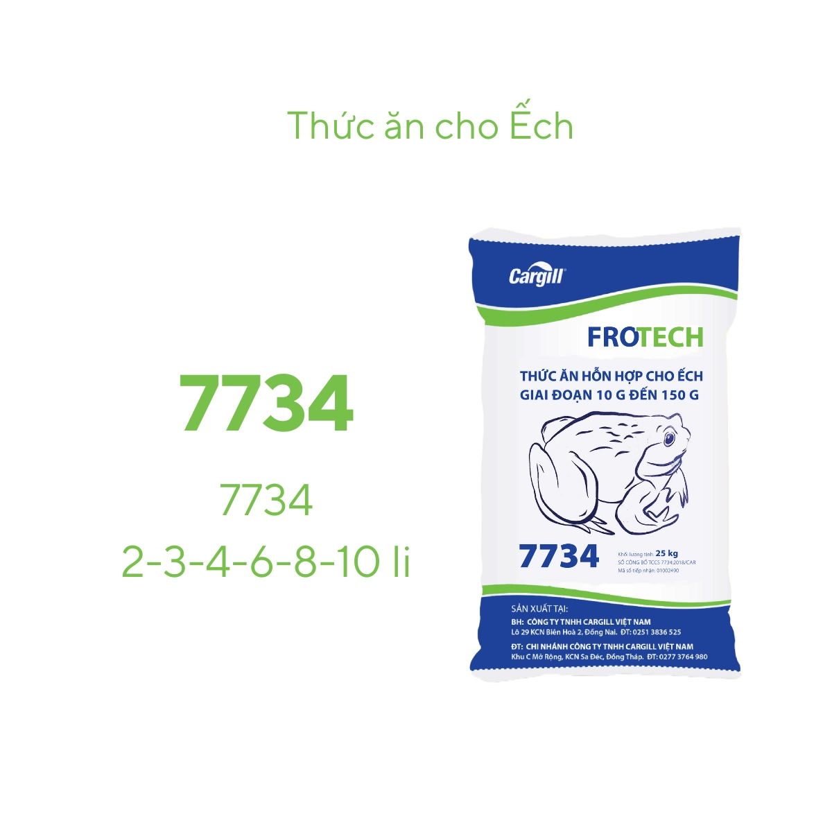 Thức ăn hỗn hợp cho ếch 7734 - Ảnh 4