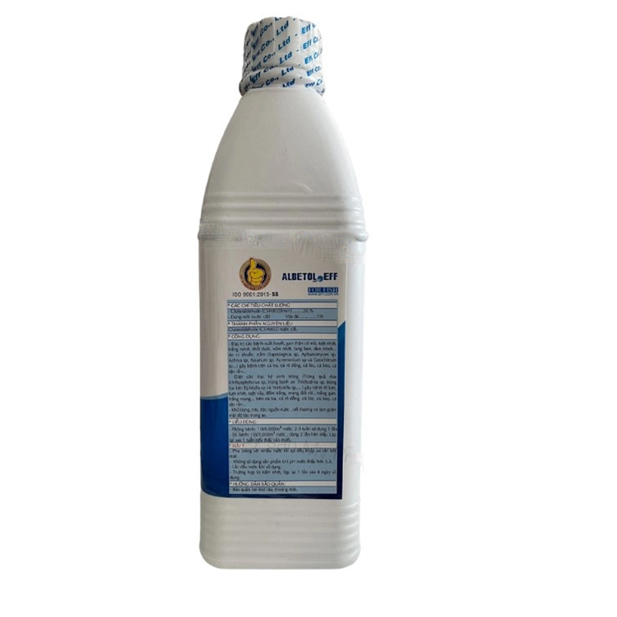 Albetol Eff chuyên nấm ghẻ lở đốm trắng đốm đỏ thối vây tuột nhớt gan thận mủ Albetol Eff