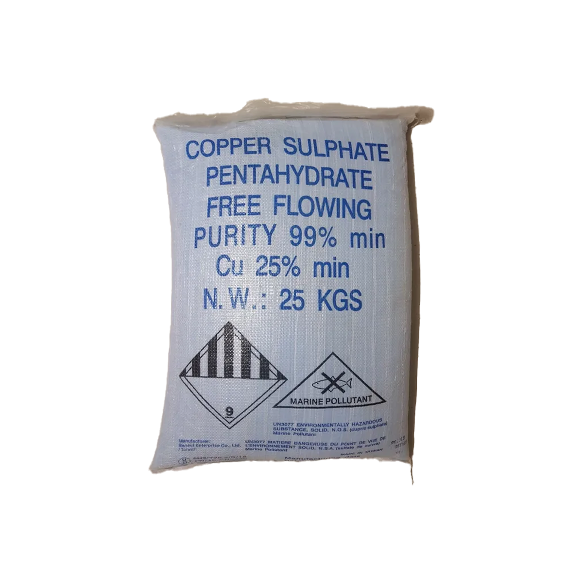 Đồng Sulphate Đài Loan – CuSO4 cắt tảo dùng trong Nuôi trồng Thuỷ sản