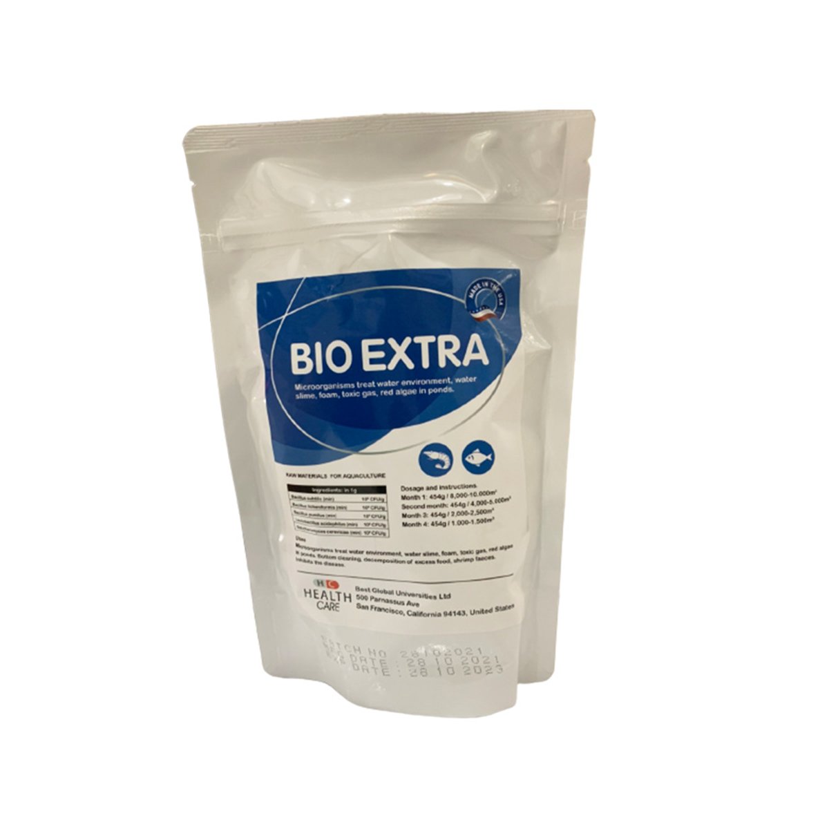 Bio Extra – Men vi sinh cắt tảo, xử lý nước, xử lý đáy, ức chế vi khuẩn Vibrio