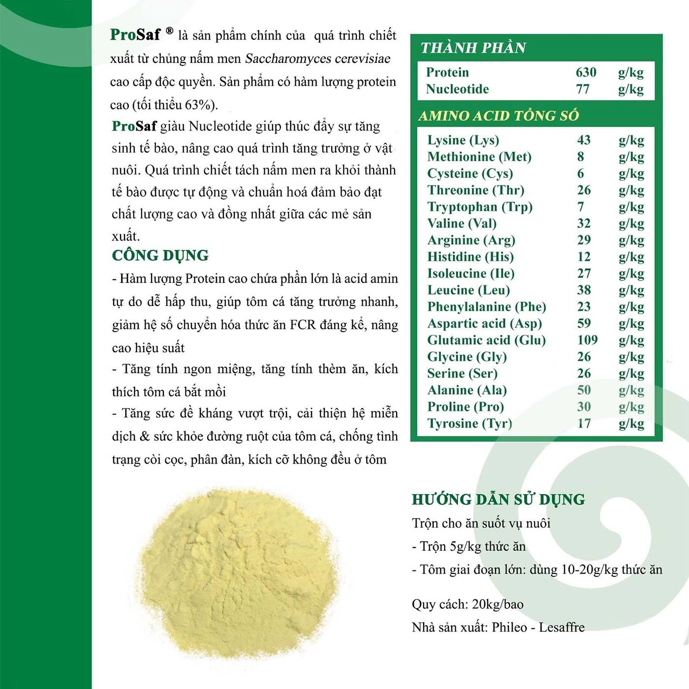 Prosaf - Đạm tăng trọng tối ưu - Ảnh 2