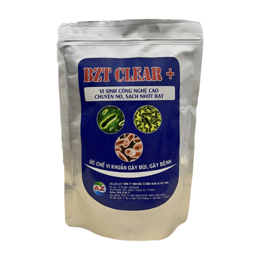 Men vi sinh Bzt Clear+ nhập khẩu tẩy nhớt ao bạt cắt tảo diệt rong khí độc nấm