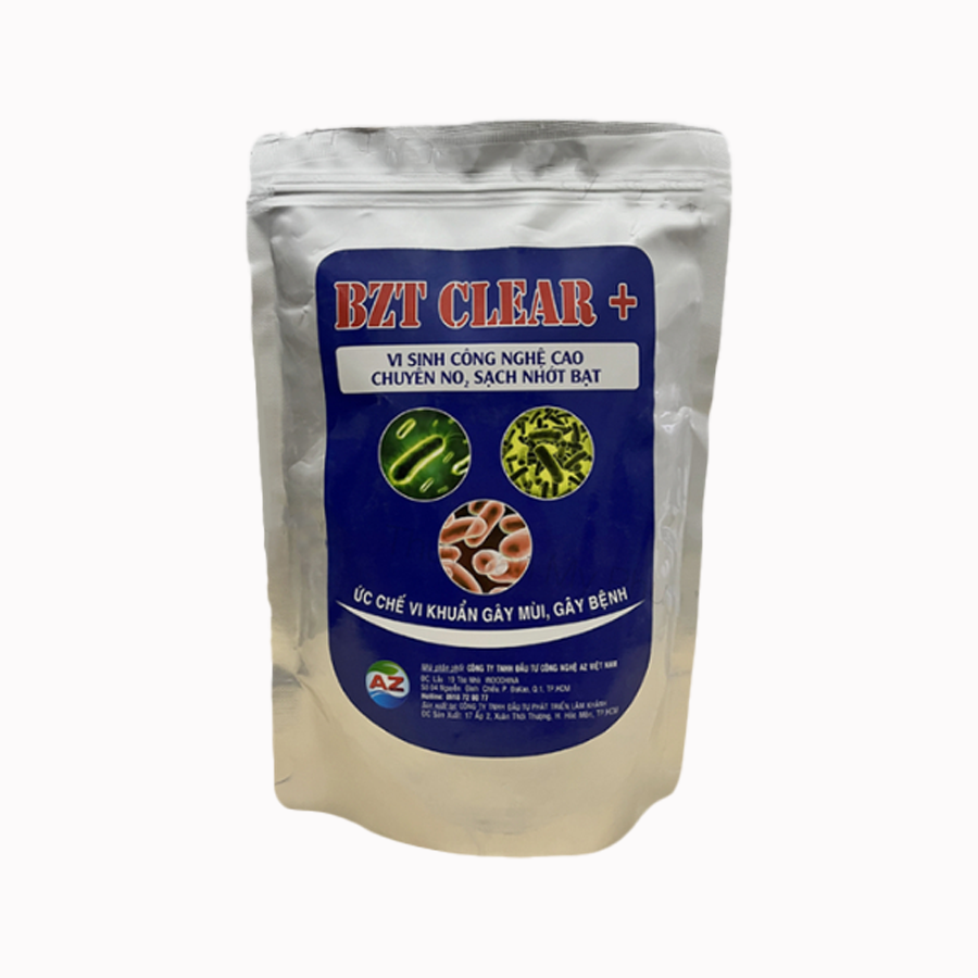 Men vi sinh Bzt Clear+ nhập khẩu tẩy nhớt ao bạt cắt tảo diệt rong khí độc nấm