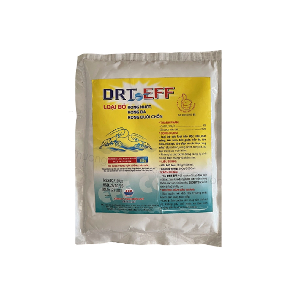 Hóa chất chuyên diệt các loại rong cắt tảo độc DRT EFF