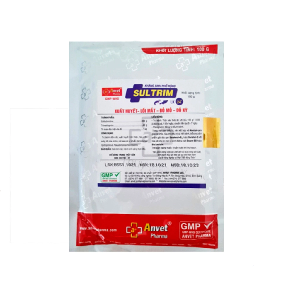 Sultrim 24kl - Dùng cho mù lồi mắt vẹo đầu cổ gan thận mủ đốm đỏ