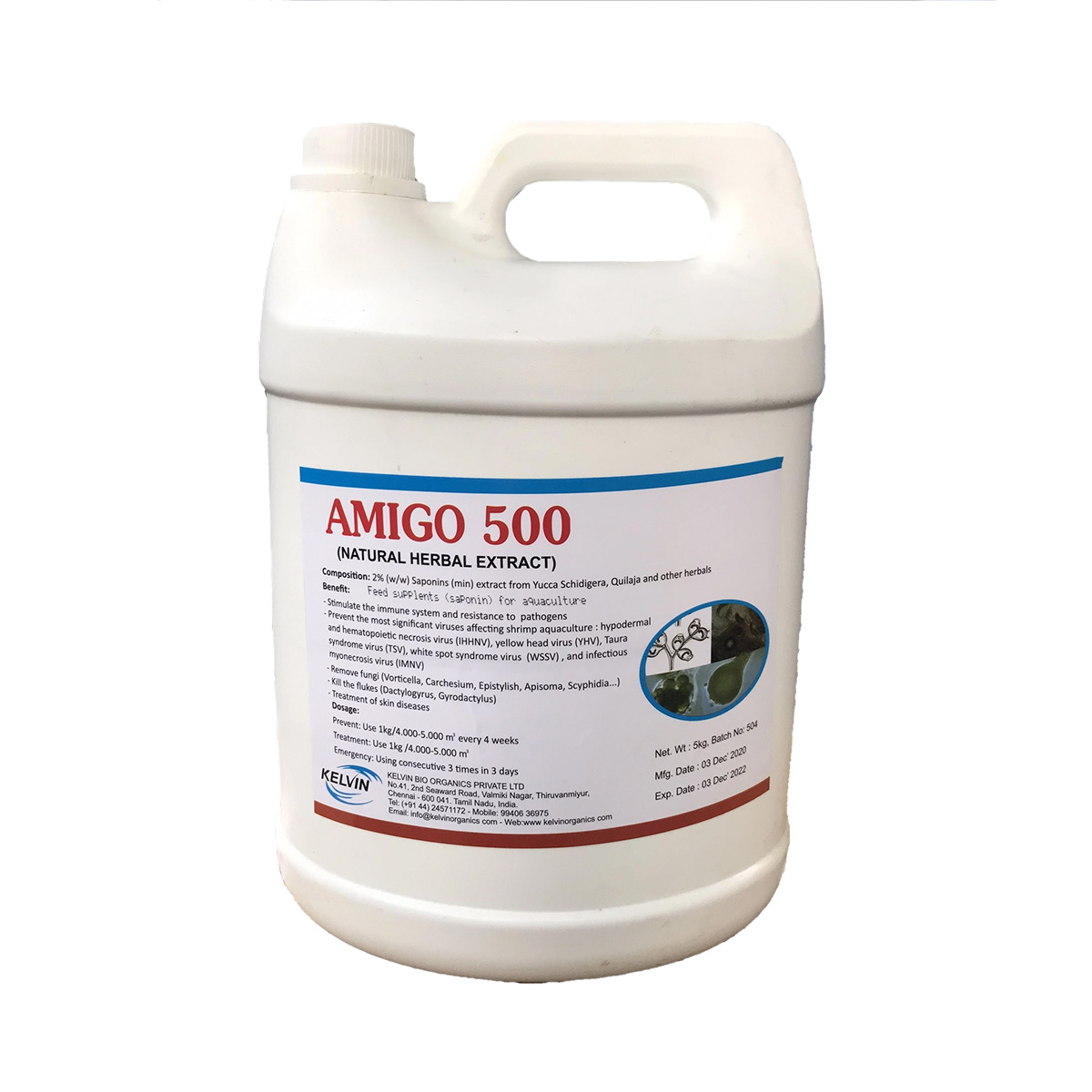 Thảo dược AMIGO 500 diệt kí sinh trùng