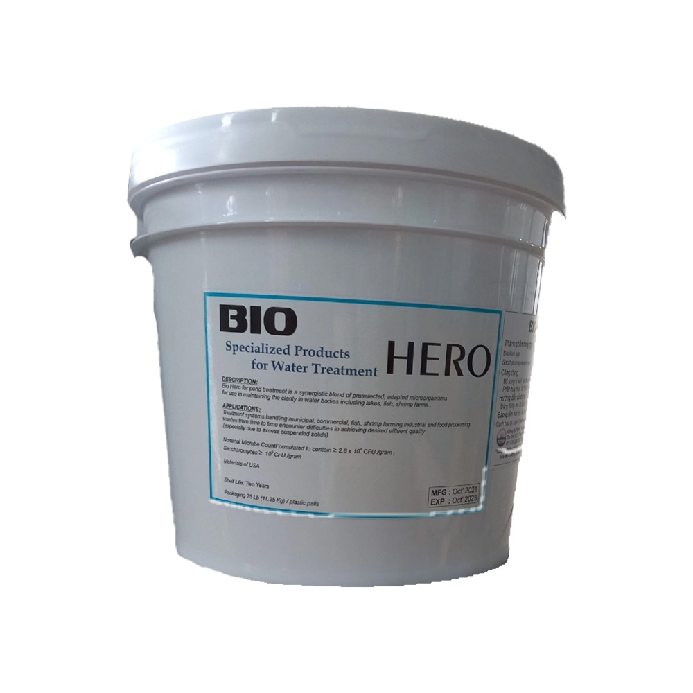 Vi sinh hạt BIO HERO xử lý đáy ao nuôi
