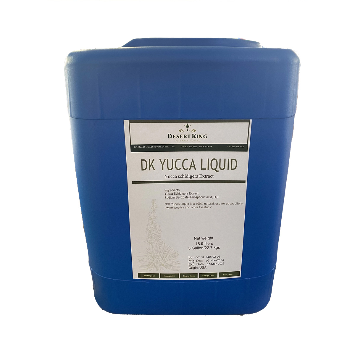 Yucca nước DK YUCCA LIQUID xử lý và ngăn ngừa khí độc