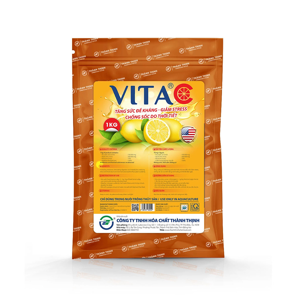 VITA®C - Tăng cường sức đề kháng, kích thích tiêu hóa trao đổi chất, giảm stress, chống sốc