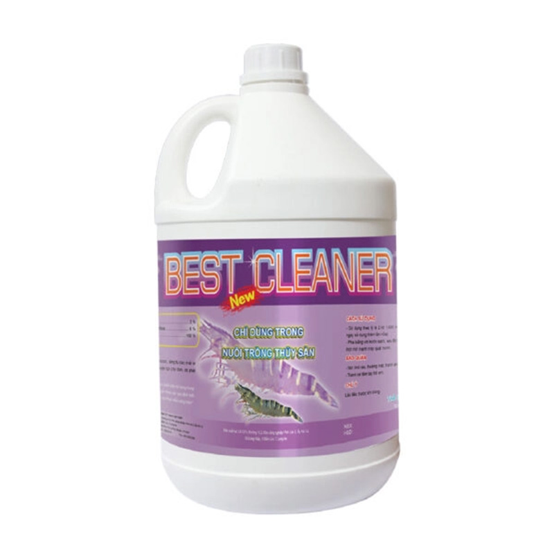BEST CLEANER chất khử độc tố tồn lưu, khử kim loại nặng, giảm độ nhớt của nước ao nuôi