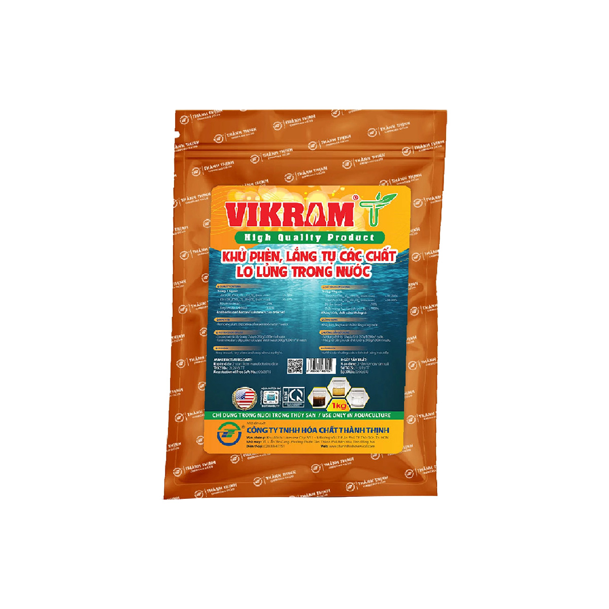 VIKRAM®T khử phèn, lắng tụ các chất lơ lửng trong nước