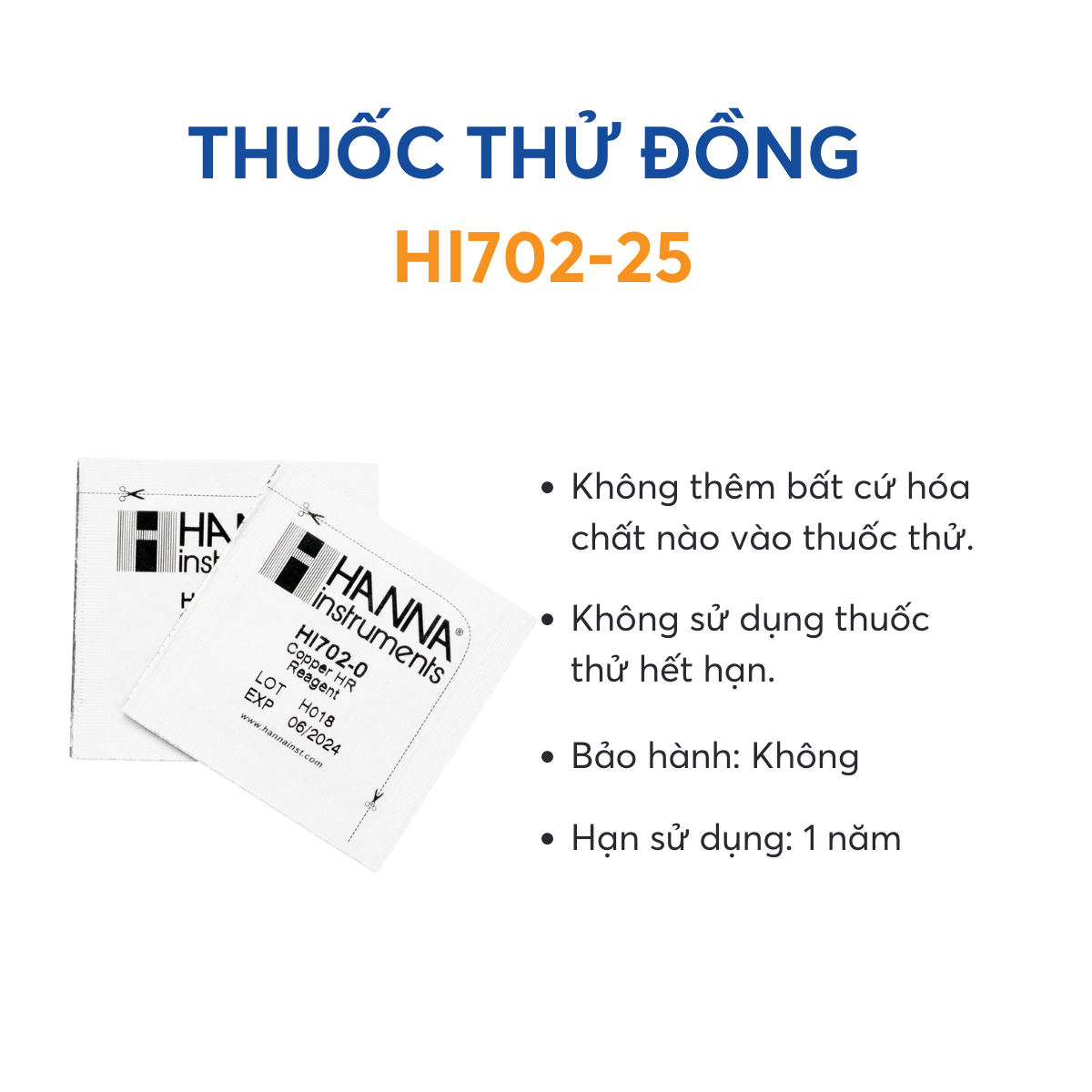 Thuốc thử đồng cho Checker HI702 - Ảnh 6