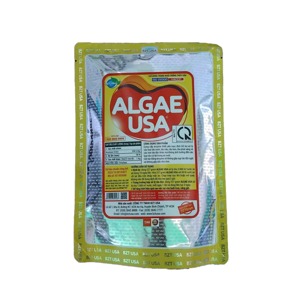Enzyme thiết yếu - Algae USA cho tôm