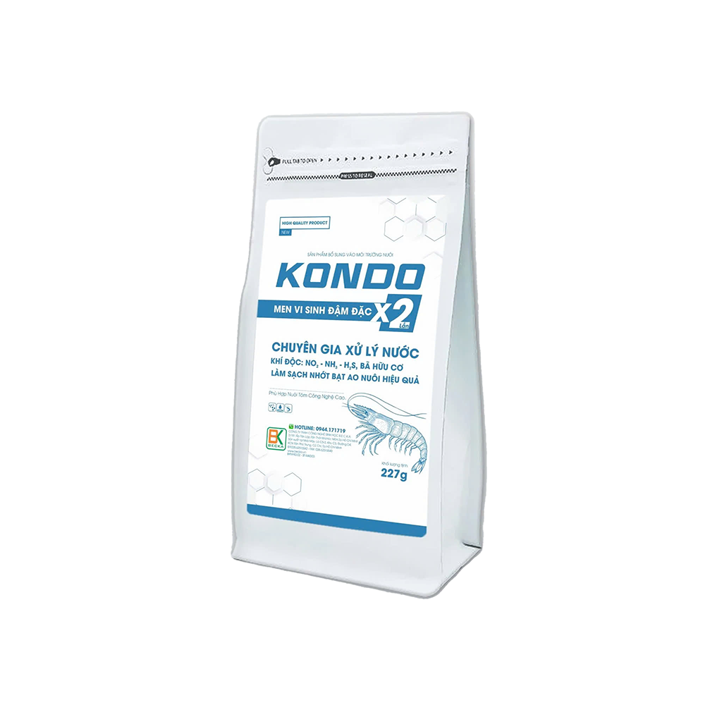 Vi sinh KONDO xử lý làm sạch đáy ao