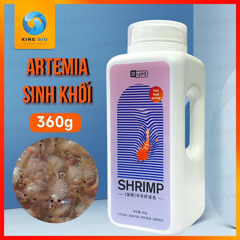 Artemia sinh khối tươi thanh trùng Yee Fresh Shrimp – thức ăn cung cấp dinh dưỡng cho cá cảnh - Ảnh 3