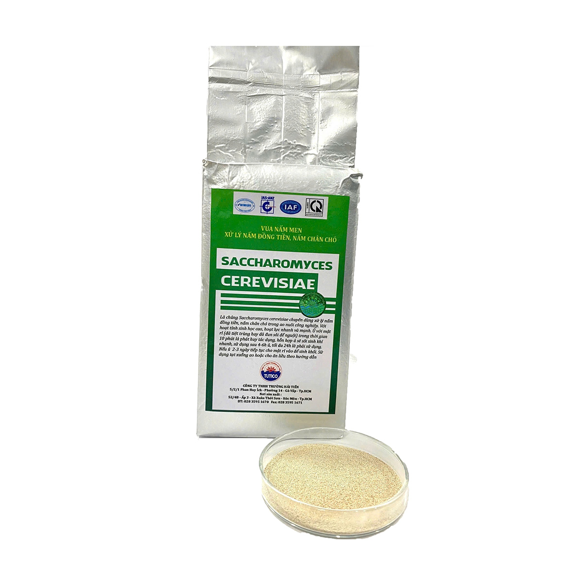 Saccharomyces cerevisiae - diệt nấm đồng tiền, hỗ trợ đường ruột tôm - Ảnh 2