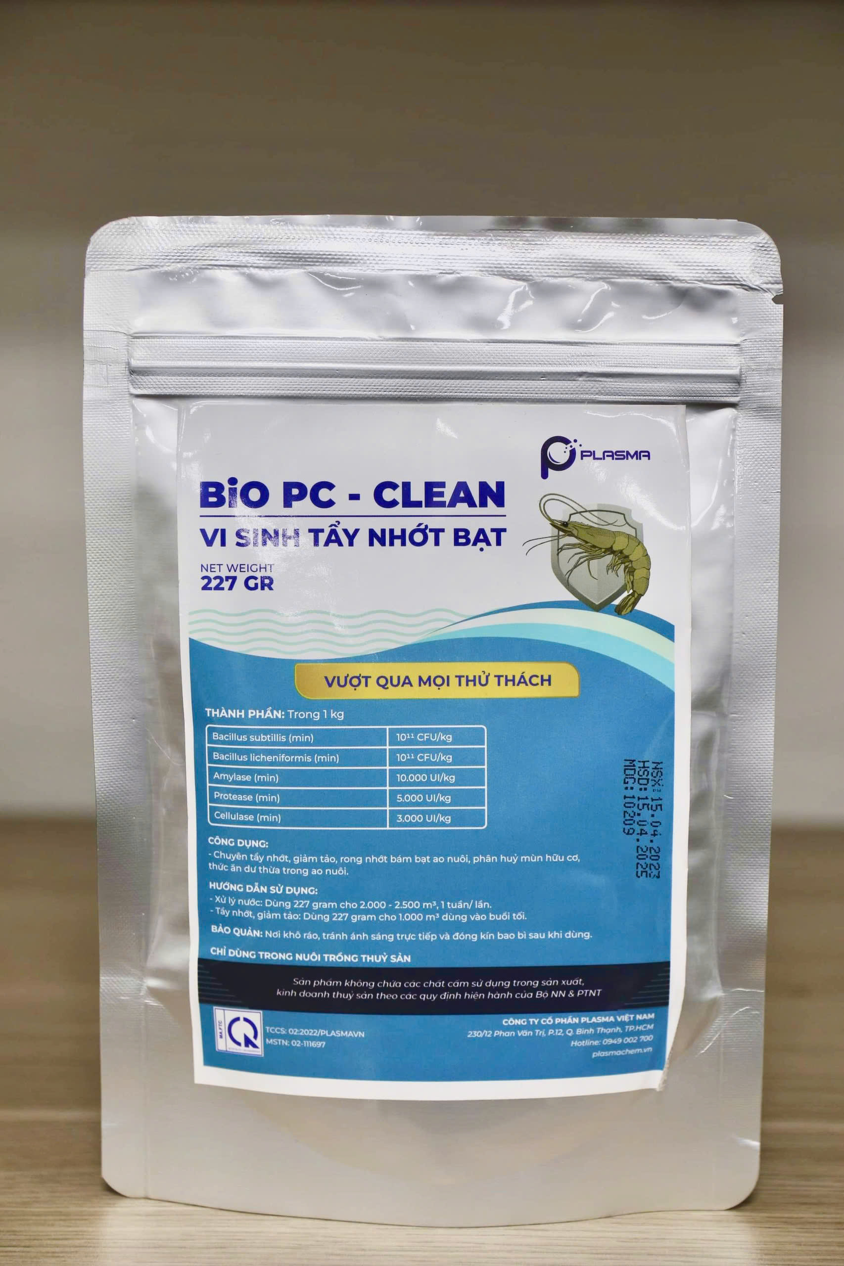 BIO PC - Clean Giảm tảo, tẩy nhớt bạt, phân hủy thức ăn dư thừa. - Ảnh 3