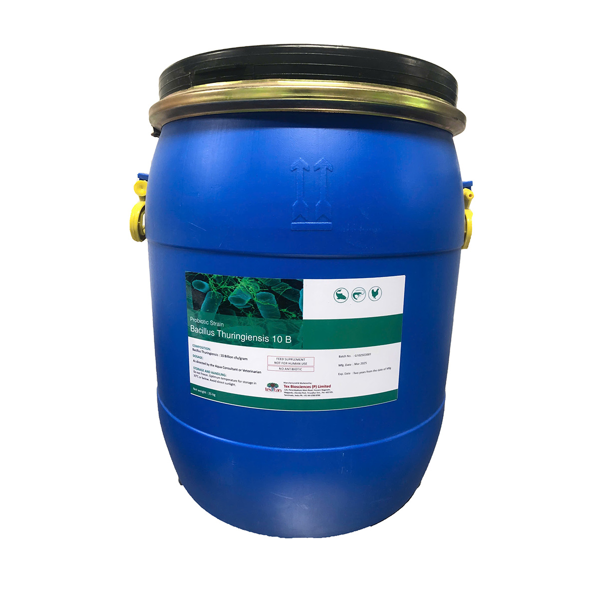 BACILLUS THURINGIENSIS – 10B Vi sinh đậm đặc xử lý kí sinh trùng ao nuôi