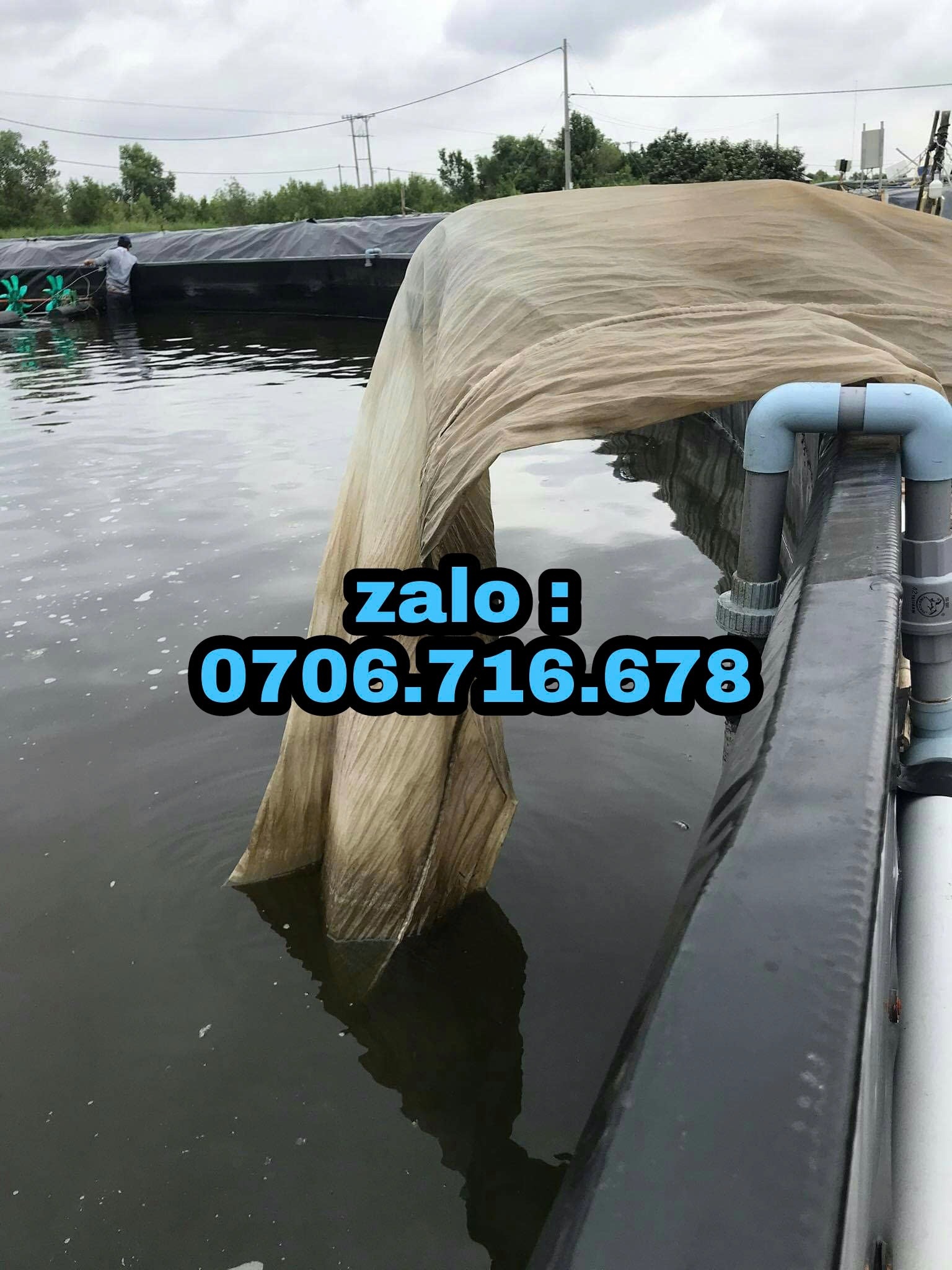 Túi lọc ao bạt và ao đất - Ảnh 4