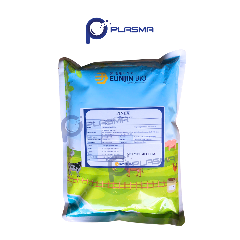 Pinex – Chiết xuất dứa, phòng bệnh gan, ruột cho tôm – cá